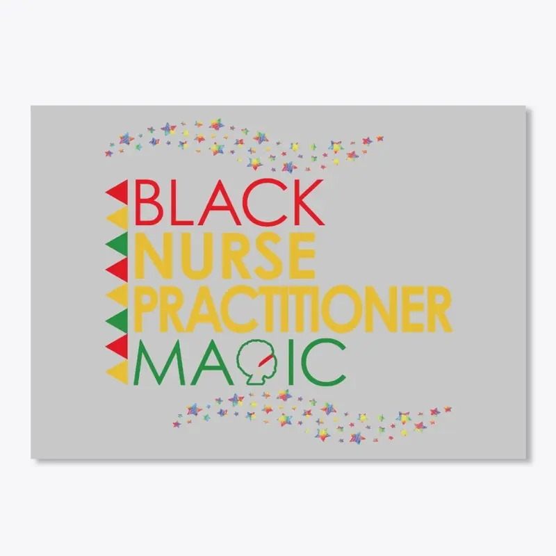 Black Nurse Practitioner Magic Cool Gift